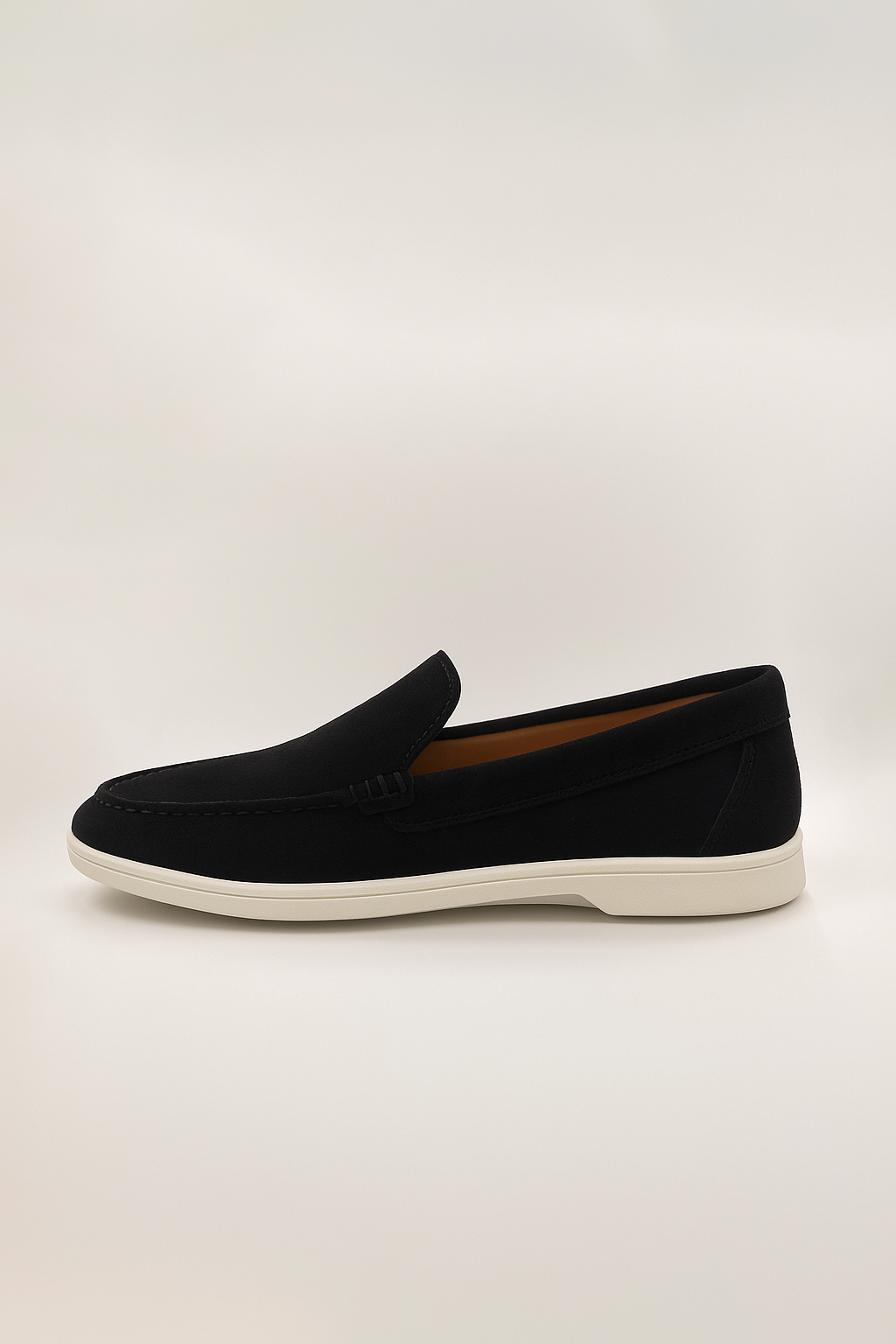 Shoe Vibe Black Suede Loafers