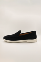 Shoe Vibe Black Suede Loafers