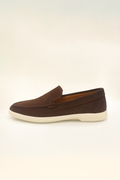Shoe Vibe Chocolate Brown Suede Loafers