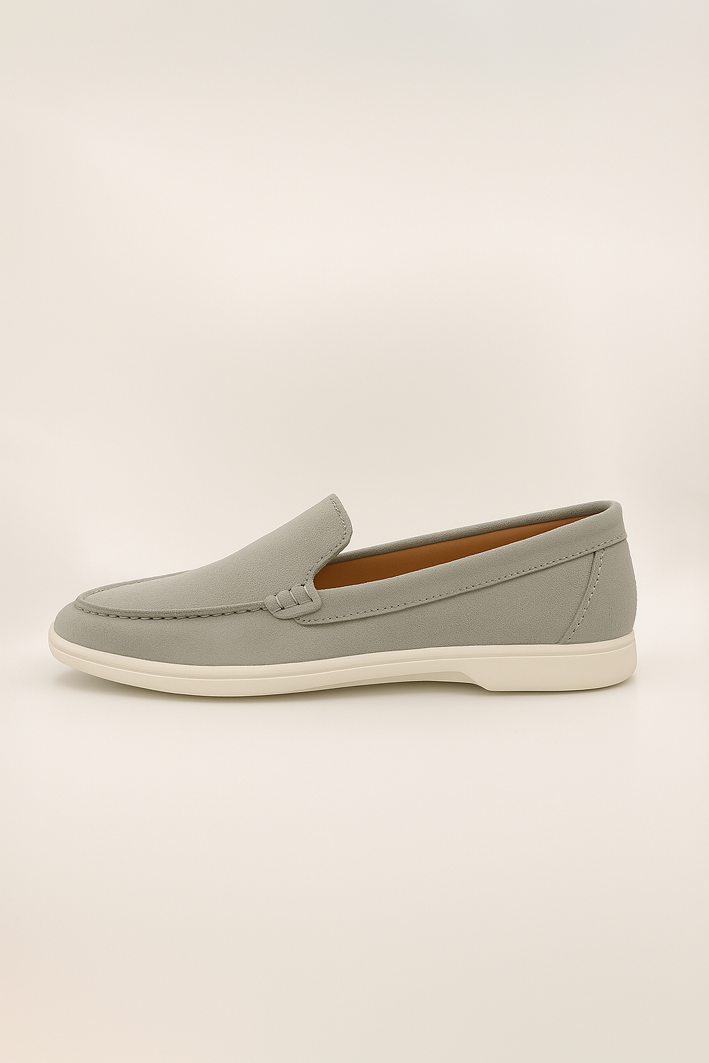Shoe Vibe Grey Suede Loafers