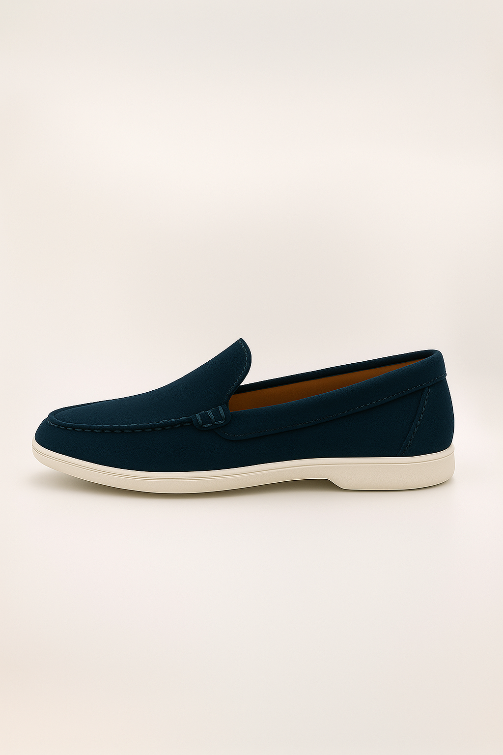 Shoe Vibe Teal Blue Suede Loafers