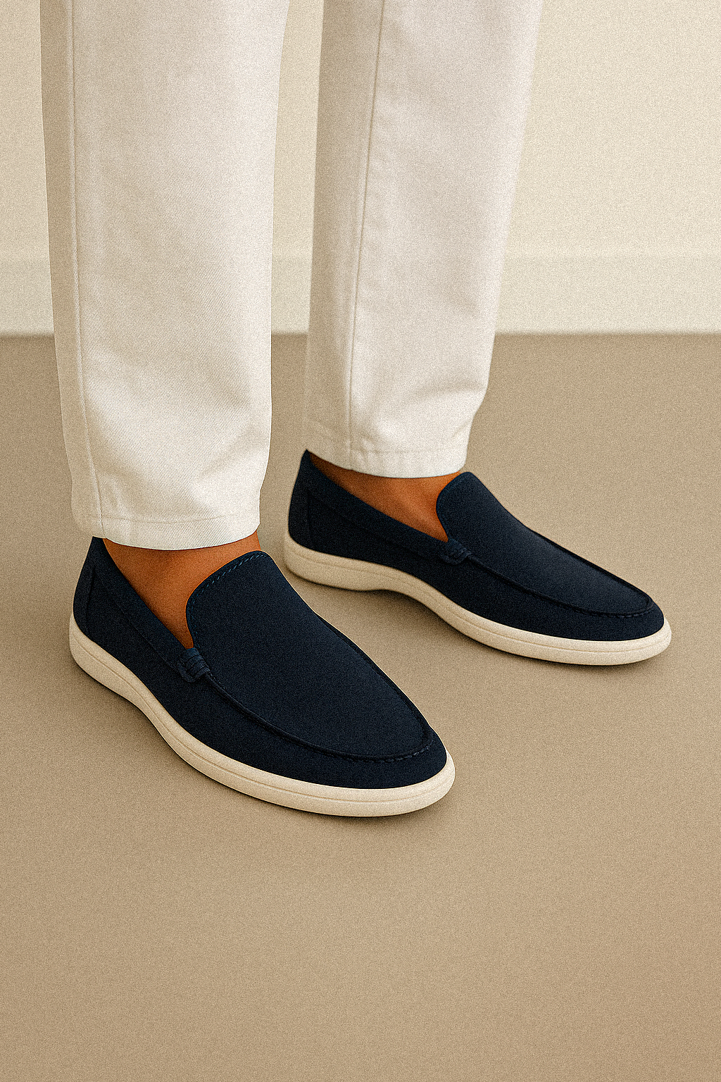 Shoe Vibe Teal Blue Suede Loafers