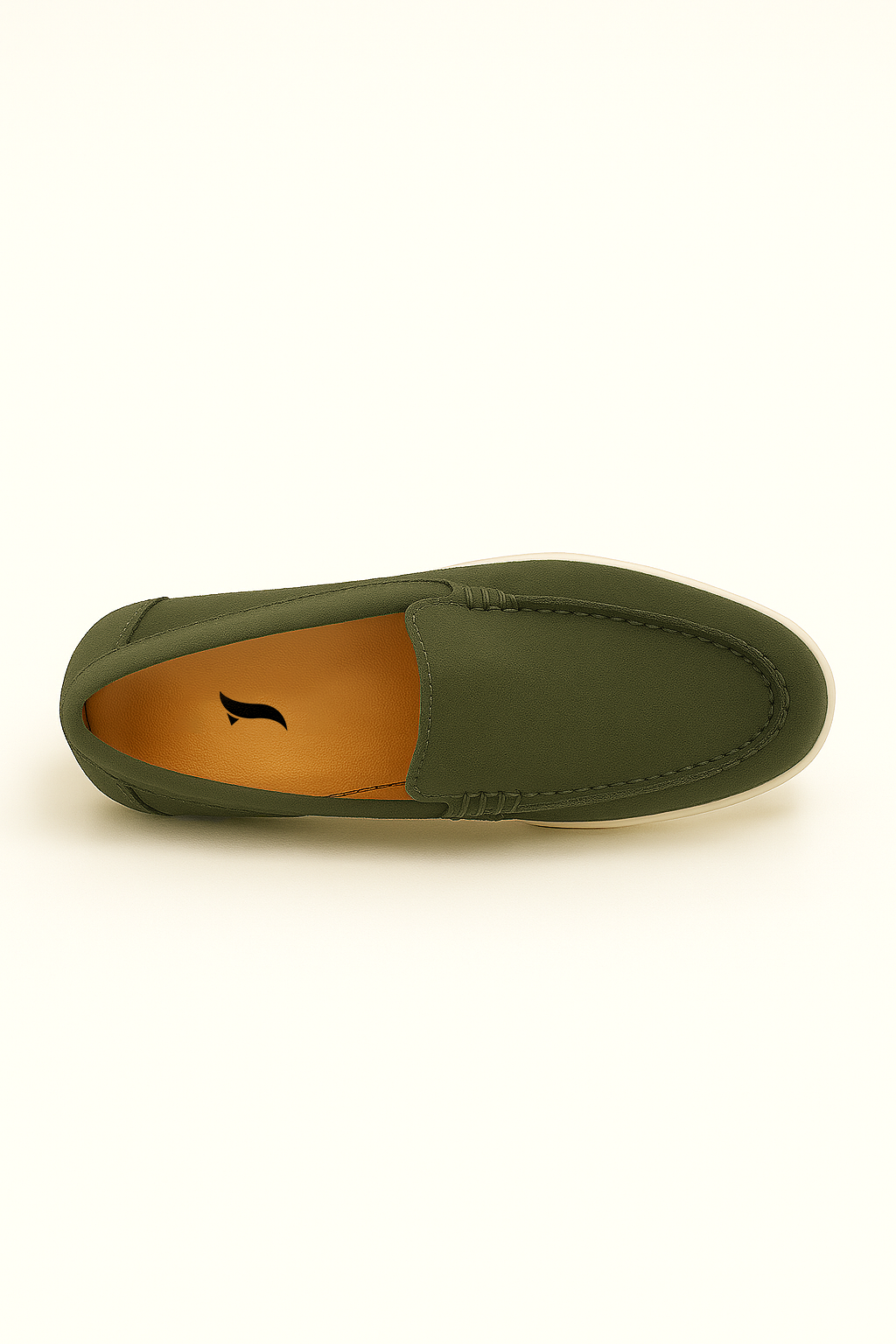 Shoe Vibe Olive Green Suede Loafers